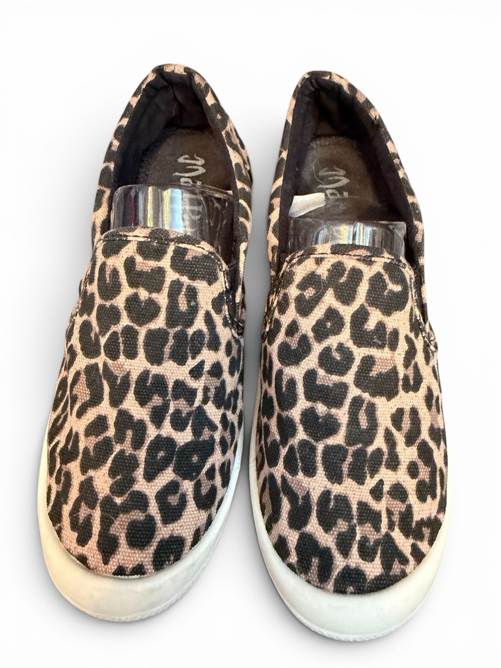 Mad Love Leopard Print Slip-Ons